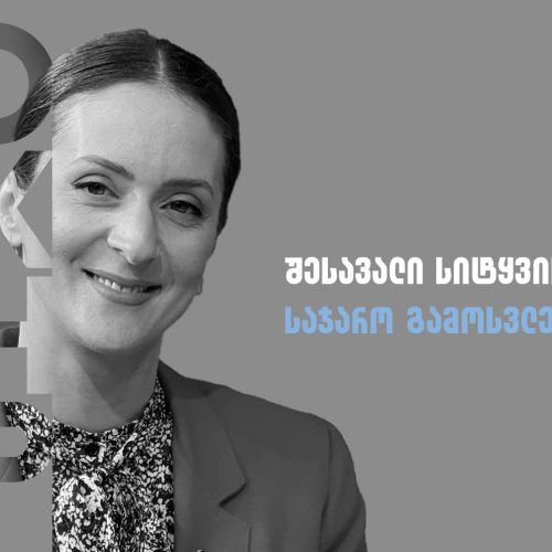 ვორქშოპი – შესავალი სიტყვის მომზადება – საჯარო გამოსვლები